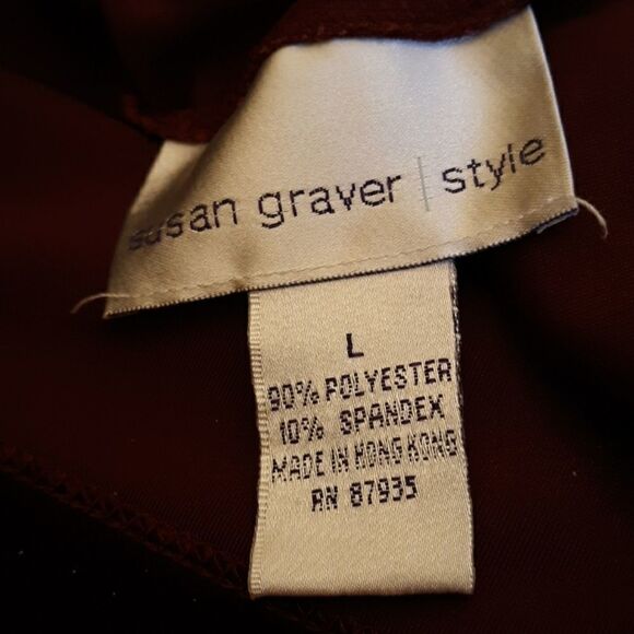 Susan Graver StyleCamberry  2 Piece  top with jacket - Picture 8 of 8